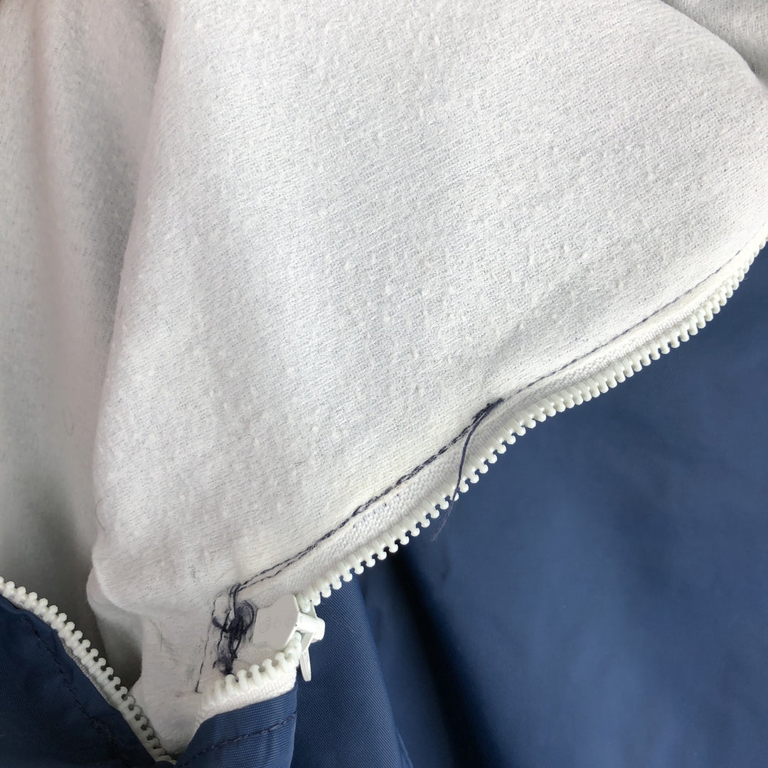 Vintage 90'S Champion College Triple Print Anorak Jacket, Made in USA, Men's XL Nylon navy blue type Vintage Second Hand