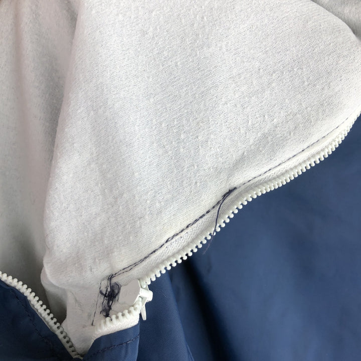 Vintage 90'S Champion College Triple Print Anorak Jacket, Made in USA, Men's XL Nylon navy blue type Vintage Second Hand