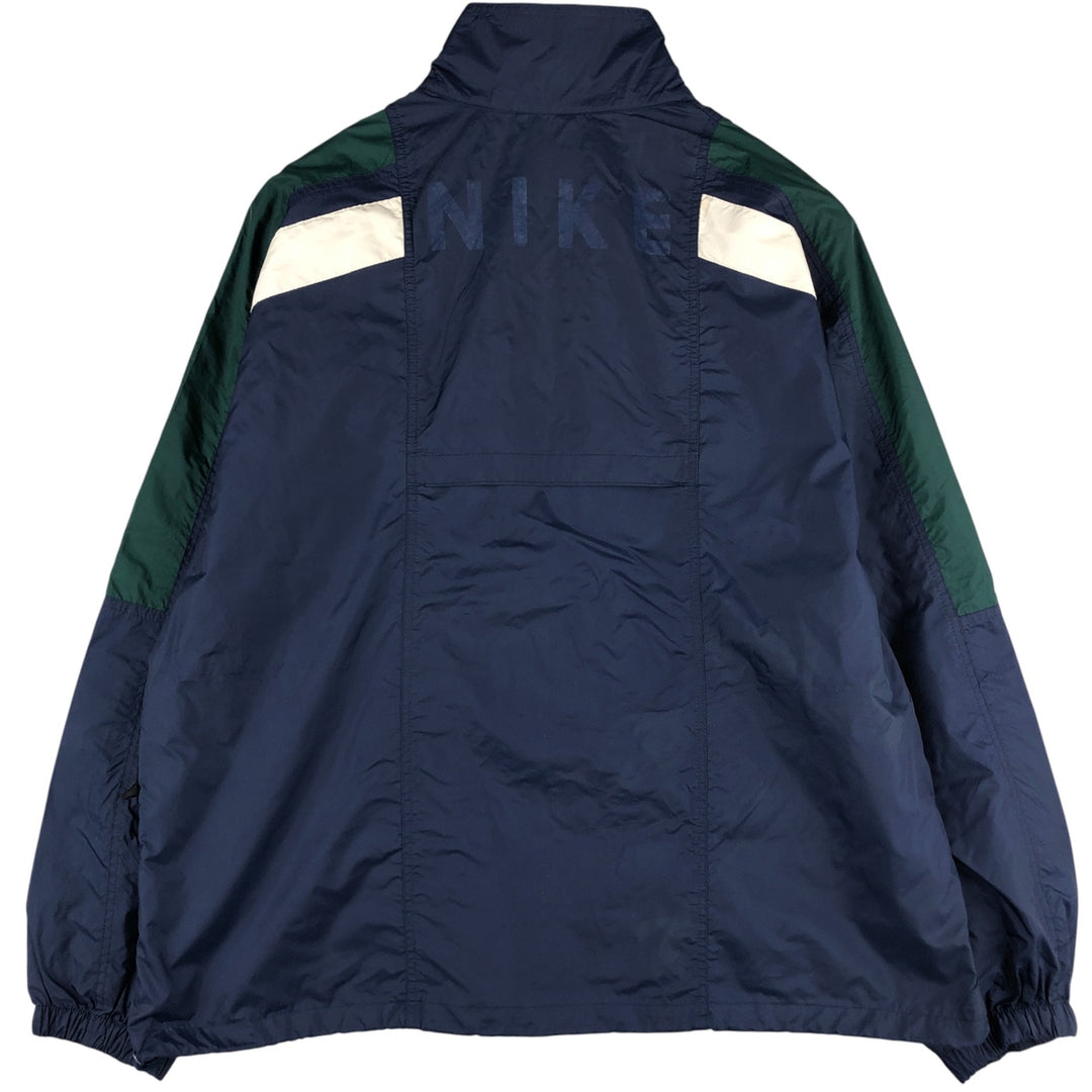 90'S Nike NIKE Nylon Jacket Men's Size L Vintage Nylon navy blue type Vintage Second Hand