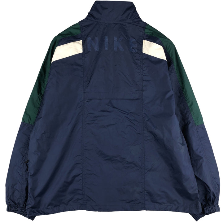 90'S Nike NIKE Nylon Jacket Men's Size L Vintage Nylon navy blue type Vintage Second Hand