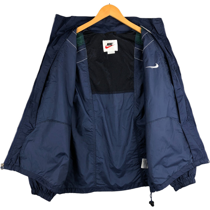 90'S Nike NIKE Nylon Jacket Men's Size L Vintage Nylon navy blue type Vintage Second Hand
