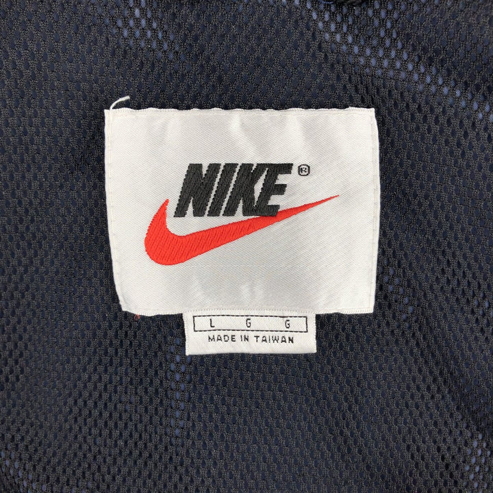 90'S Nike NIKE Nylon Jacket Men's Size L Vintage Nylon navy blue type Vintage Second Hand