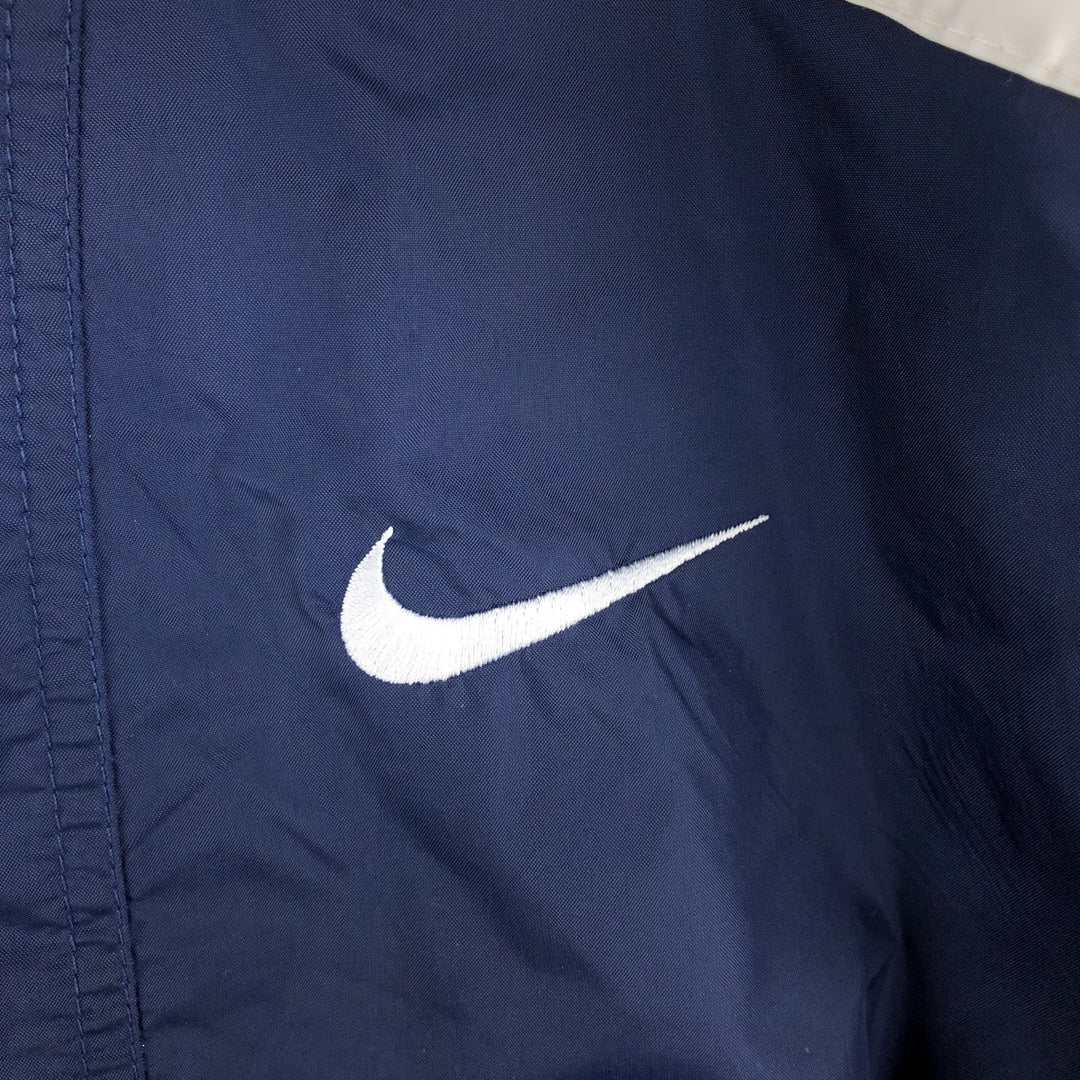 90'S Nike NIKE Nylon Jacket Men's Size L Vintage Nylon navy blue type Vintage Second Hand