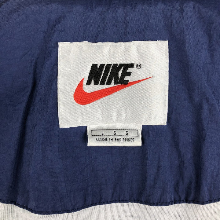 90'S Nike NIKE Nylon Jacket Men's Size L Vintage Nylon navy blue type Vintage Second Hand