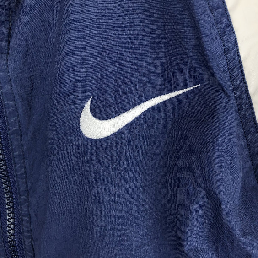 90'S Nike NIKE Nylon Jacket Men's Size L Vintage Nylon navy blue type Vintage Second Hand