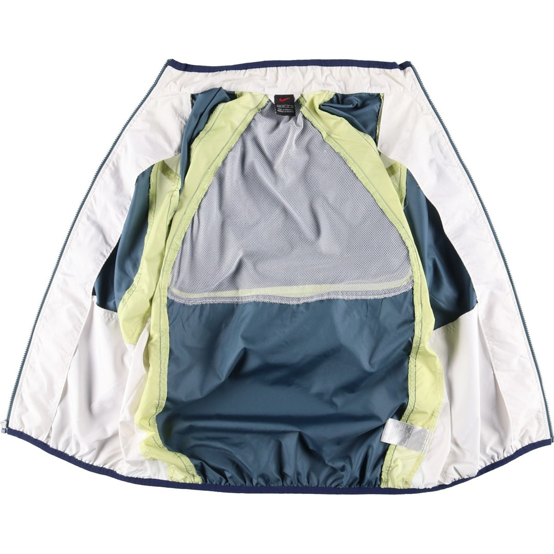 90'S Nike Windbreaker Men's M Size Vintage polyester green type Vintage Second Hand
