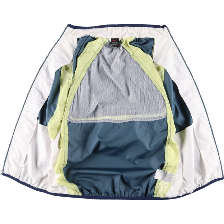 90'S Nike Windbreaker Men's M Size Vintage polyester green type Vintage Second Hand