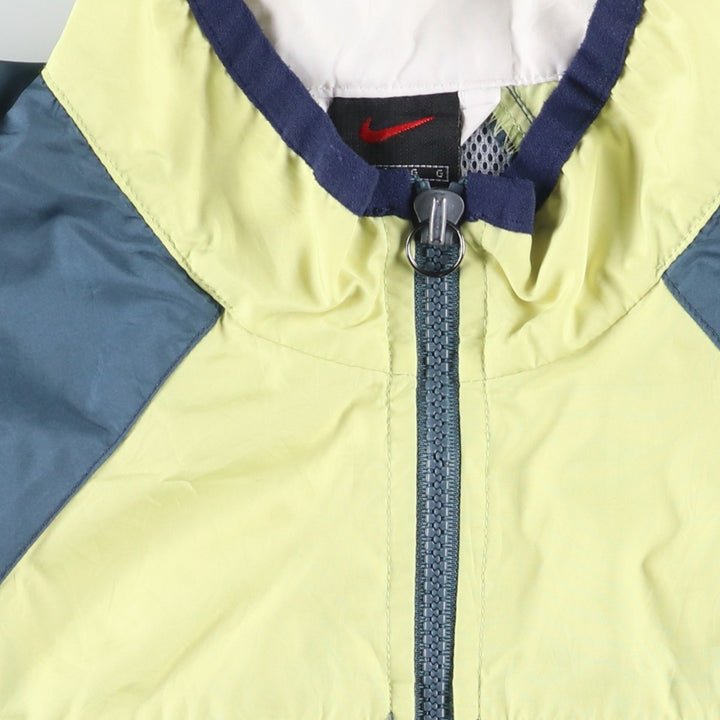 90'S Nike Windbreaker Men's M Size Vintage polyester green type Vintage Second Hand