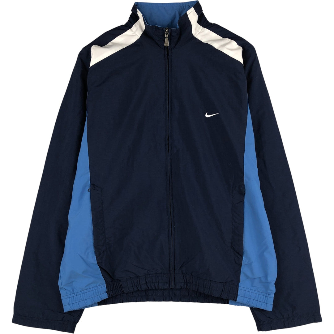 00'S Nike Nylon Jacket Men's Size L Nylon navy blue type Vintage Second Hand