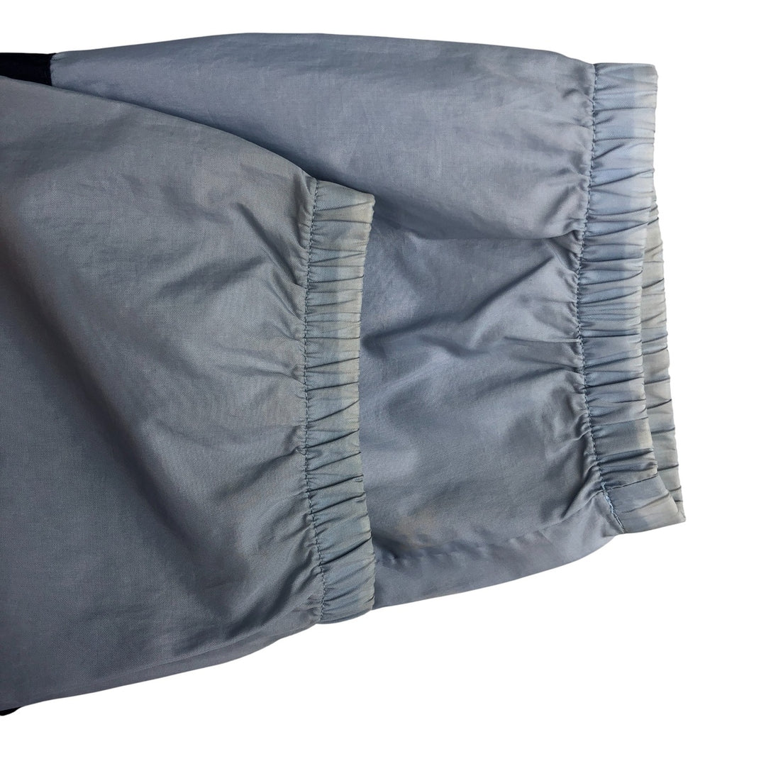 Vintage 1980'S adidas Trefoil logo half-zip warm-up pullover, men's size L unclear Blue type light blue Vintage Second Hand