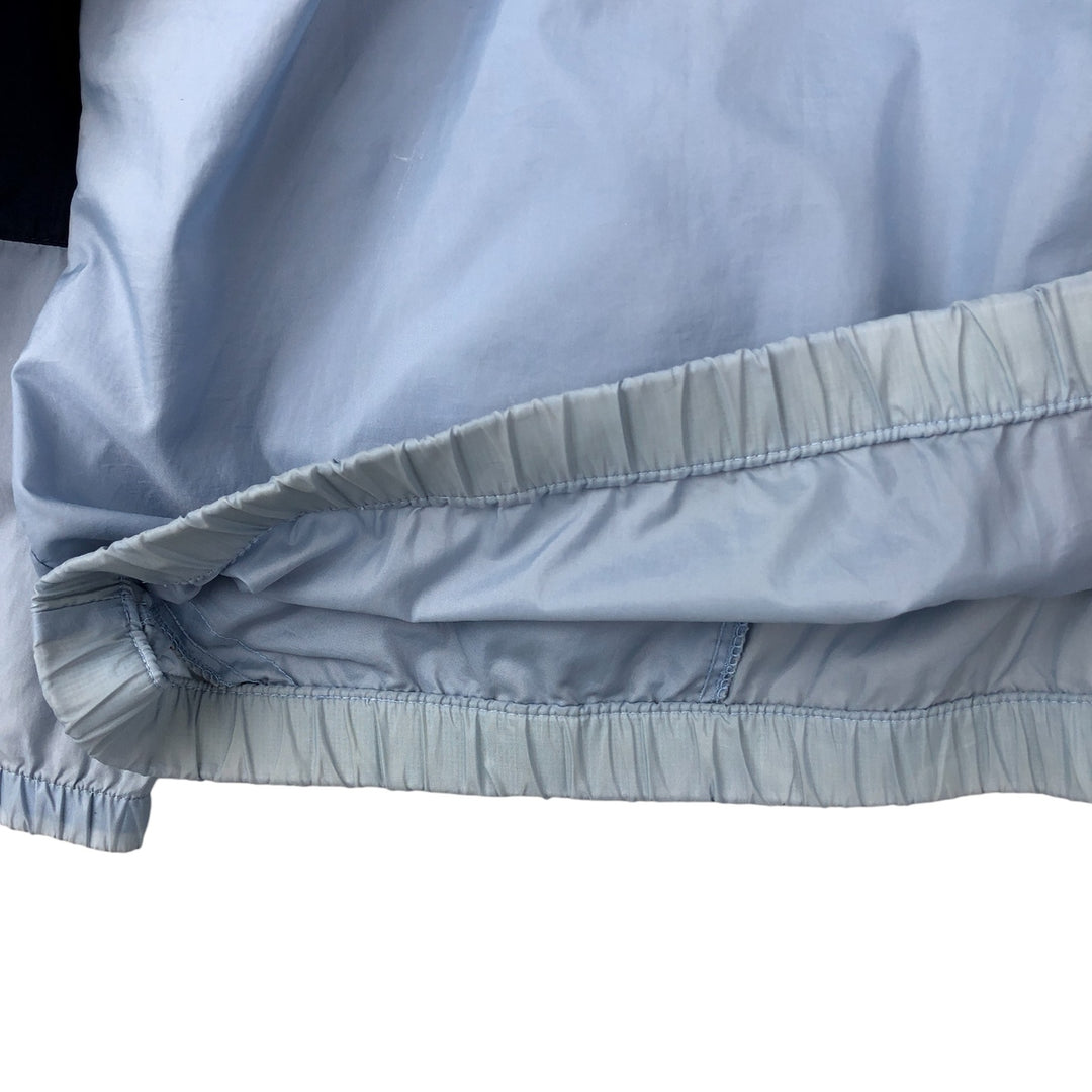 Vintage 1980'S adidas Trefoil logo half-zip warm-up pullover, men's size L unclear Blue type light blue Vintage Second Hand