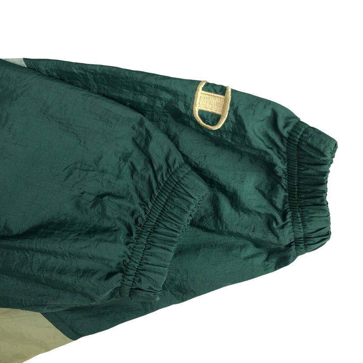 Champion Notre Dame University Nylon Jacket, Men's Size L Nylon green type Vintage Second Hand
