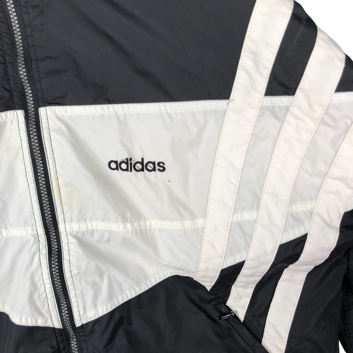 90'S Adidas Windbreaker Men's M Size Vintage unclear black type Vintage Second Hand