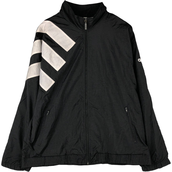 Vintage 80s-90'S Adidas nylon jacket, men's size M Nylon black type Vintage Second Hand