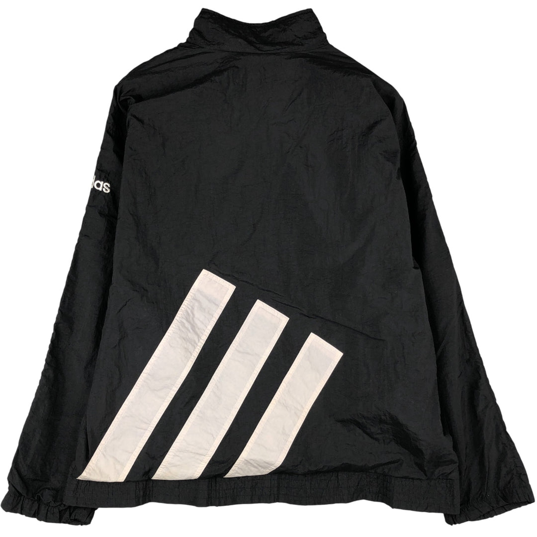 Vintage 80s-90'S Adidas nylon jacket, men's size M Nylon black type Vintage Second Hand
