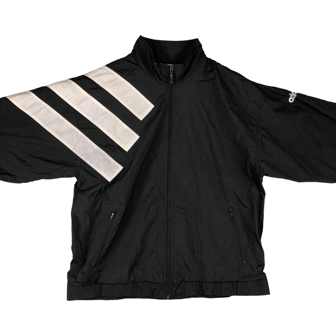 Vintage 80s-90'S Adidas nylon jacket, men's size M Nylon black type Vintage Second Hand