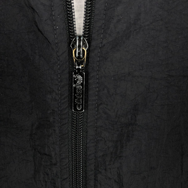 Vintage 80s-90'S Adidas nylon jacket, men's size M Nylon black type Vintage Second Hand
