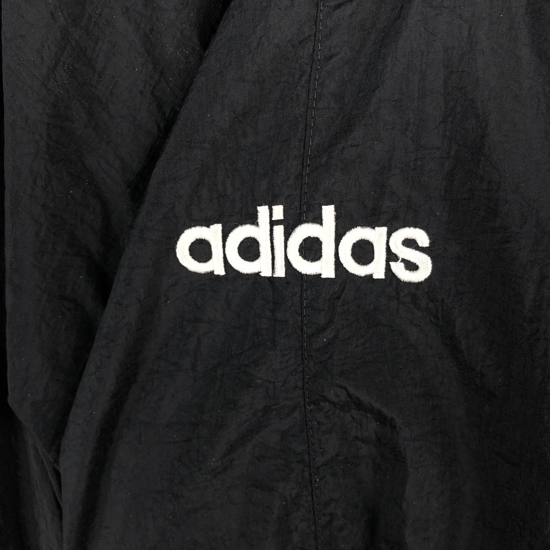 Vintage 80s-90'S Adidas nylon jacket, men's size M Nylon black type Vintage Second Hand