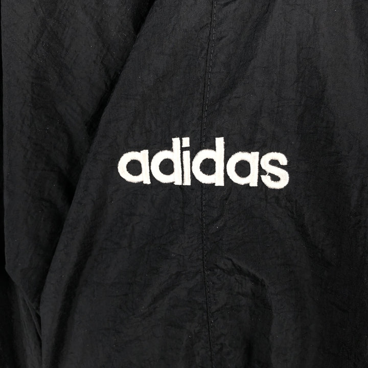 Vintage 80s-90'S Adidas nylon jacket, men's size M Nylon black type Vintage Second Hand