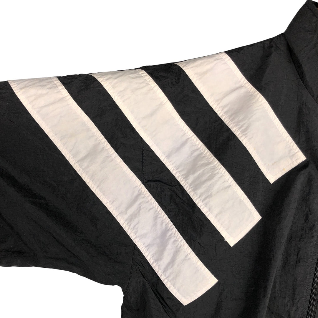 Vintage 80s-90'S Adidas nylon jacket, men's size M Nylon black type Vintage Second Hand