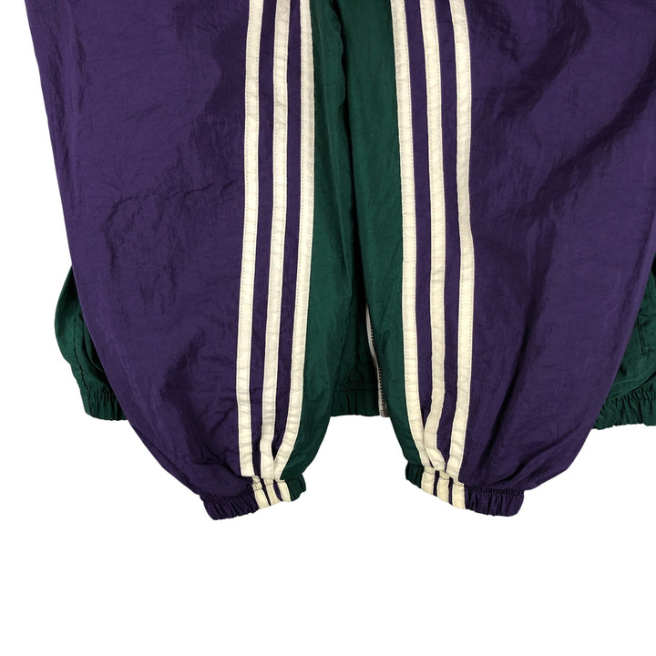 Vintage 80s-90'S Adidas Trefoil Logo Nylon Jacket, Men's Size Medium Nylon green type Vintage Second Hand