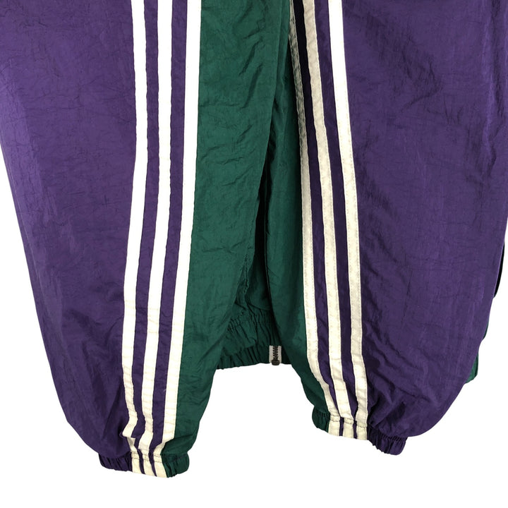 Vintage 80s-90'S Adidas Trefoil Logo Nylon Jacket, Men's Size Medium Nylon green type Vintage Second Hand