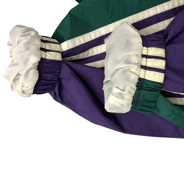 Vintage 80s-90'S Adidas Trefoil Logo Nylon Jacket, Men's Size Medium Nylon green type Vintage Second Hand