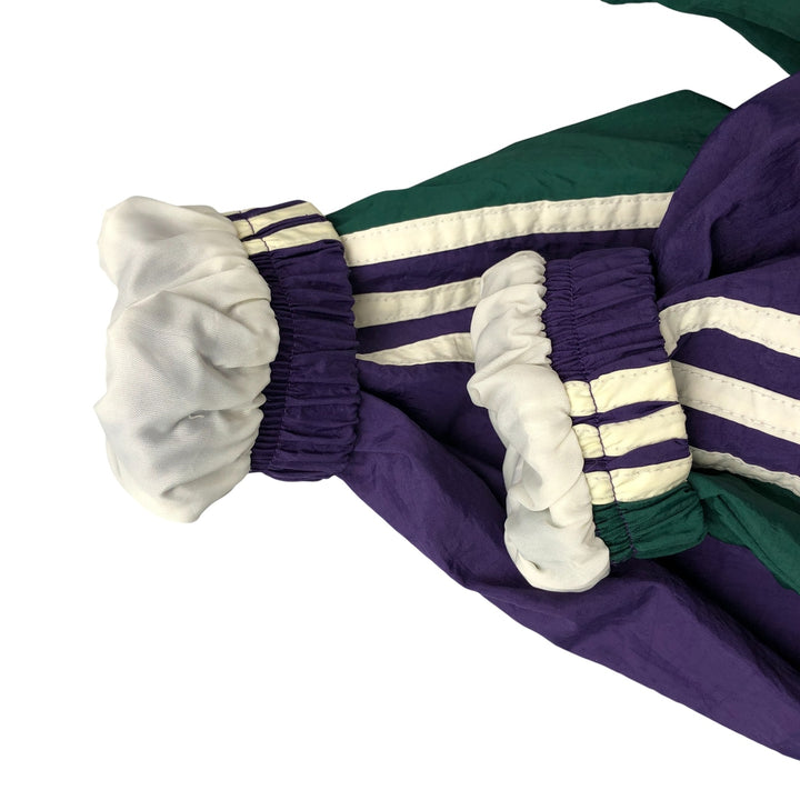 Vintage 80s-90'S Adidas Trefoil Logo Nylon Jacket, Men's Size Medium Nylon green type Vintage Second Hand