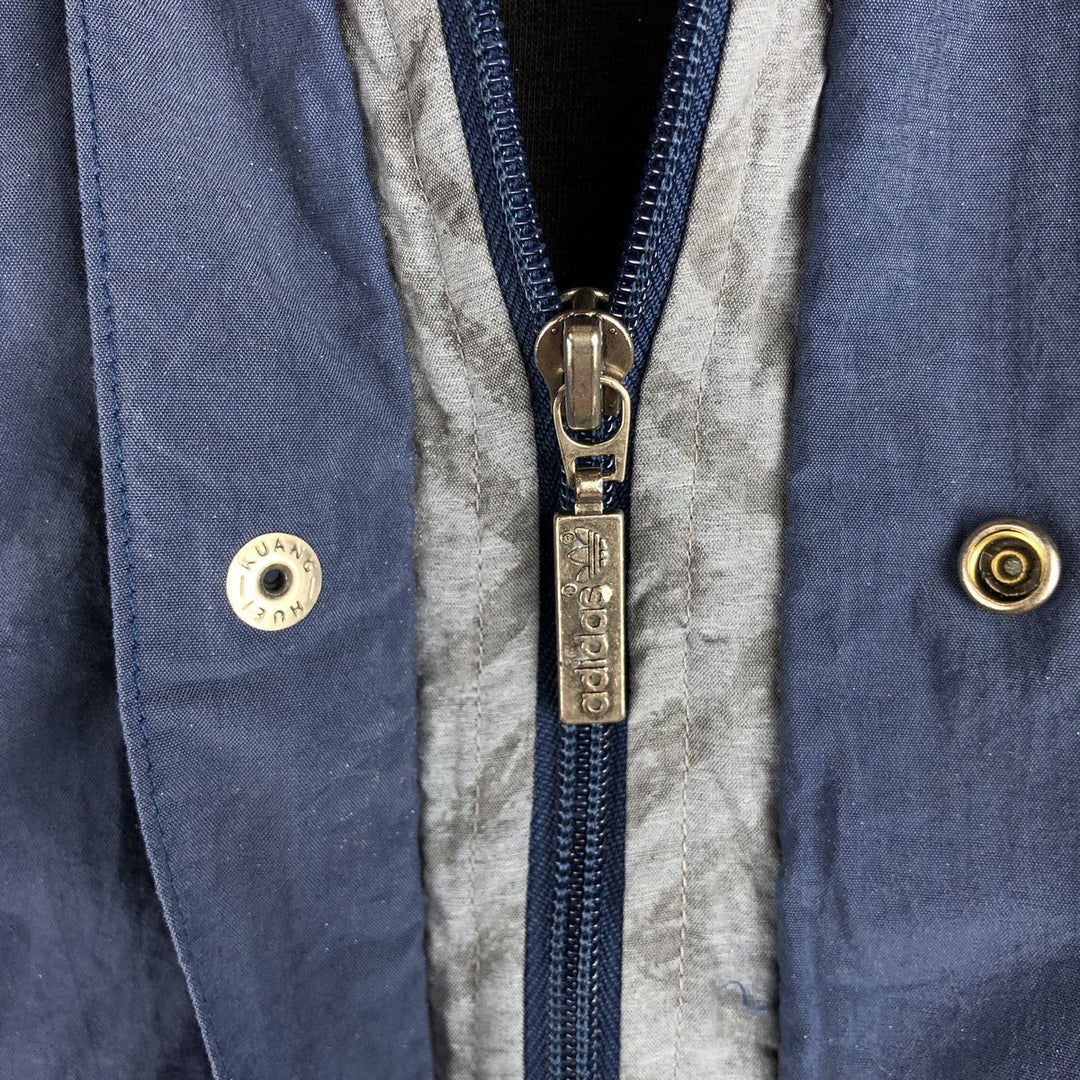 Vintage 1990'S Adidas Mutombo Dikembe Mutombo nylon jacket, men's size L Nylon navy blue type Vintage Second Hand