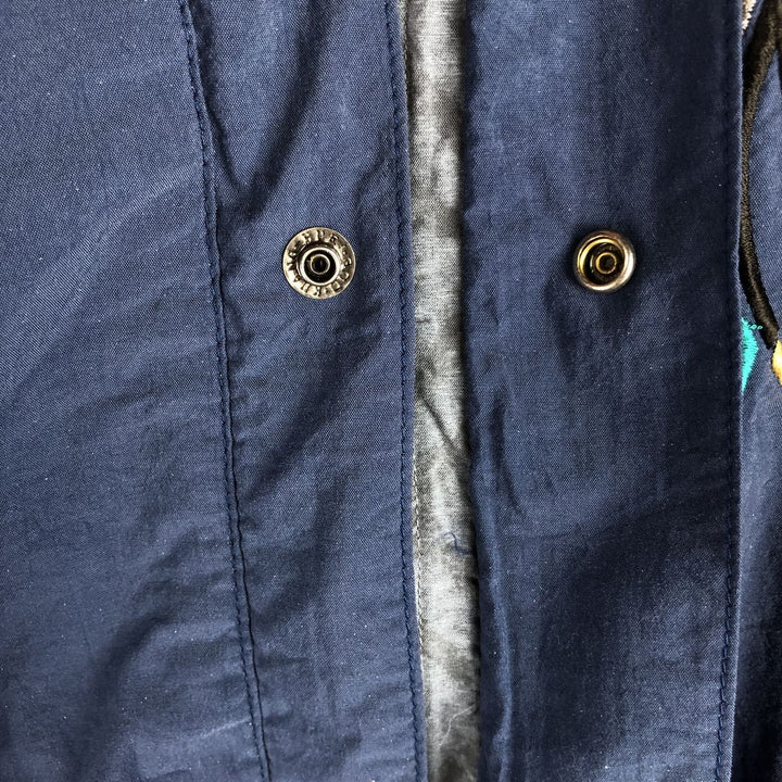 Vintage 1990'S Adidas Mutombo Dikembe Mutombo nylon jacket, men's size L Nylon navy blue type Vintage Second Hand