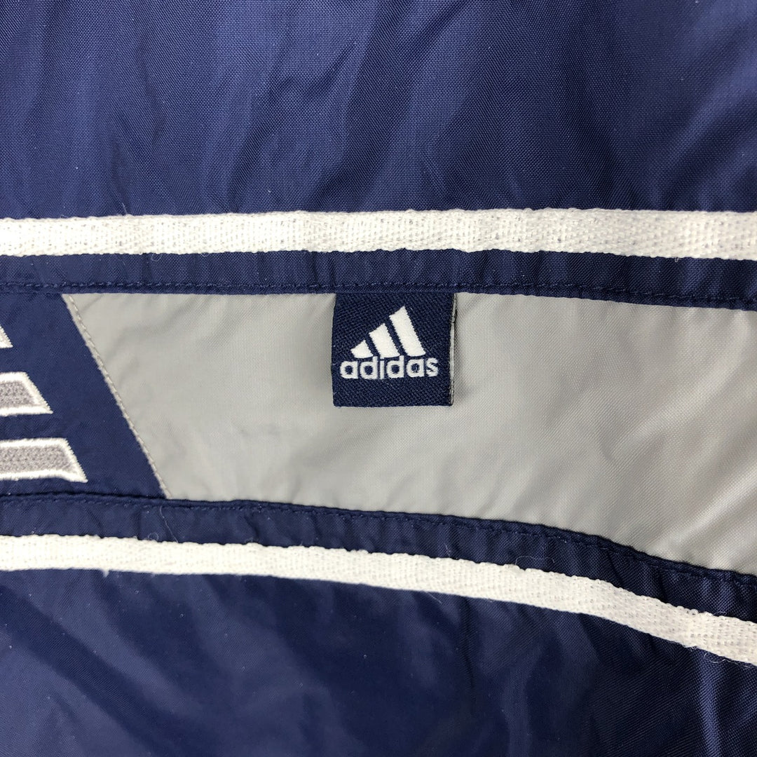 00'S Adidas nylon jacket, men's XL size Nylon navy blue type Vintage Second Hand