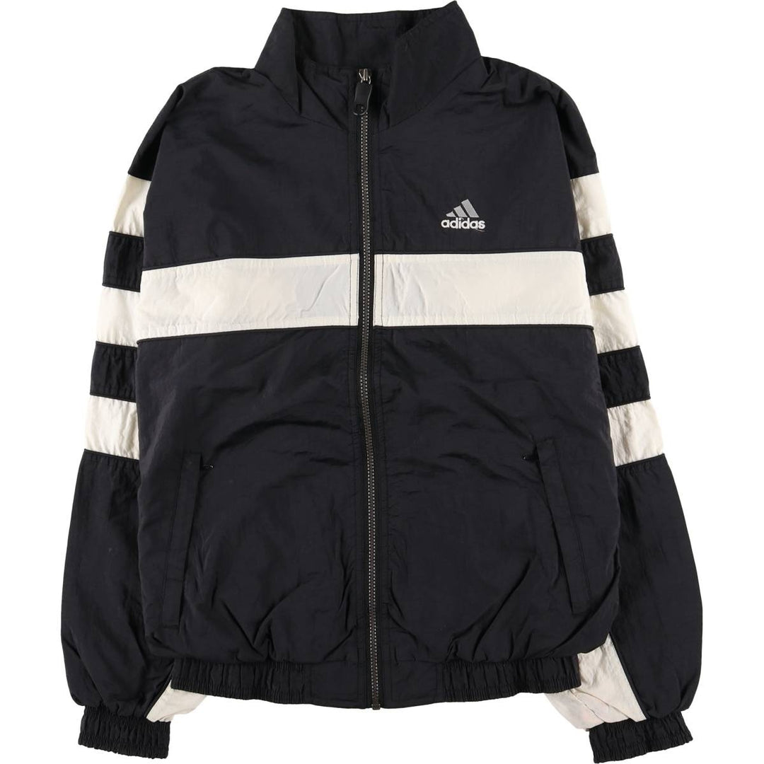 90s-00'S Adidas windbreaker, men's size S unclear black type Vintage Second Hand