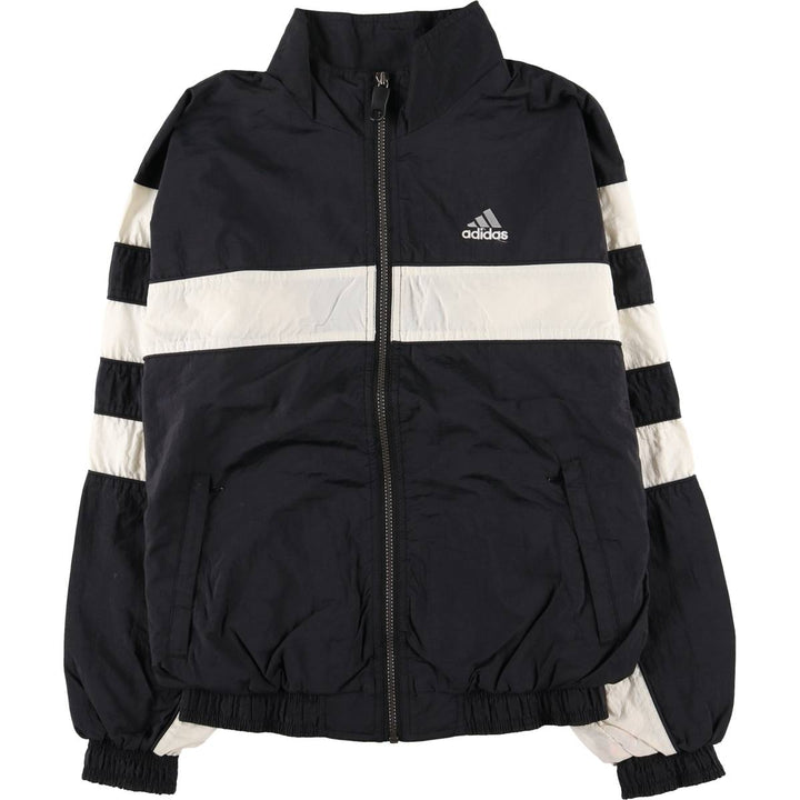 90s-00'S Adidas windbreaker, men's size S unclear black type Vintage Second Hand