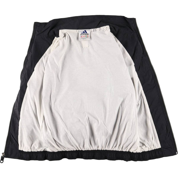 90s-00'S Adidas windbreaker, men's size S unclear black type Vintage Second Hand