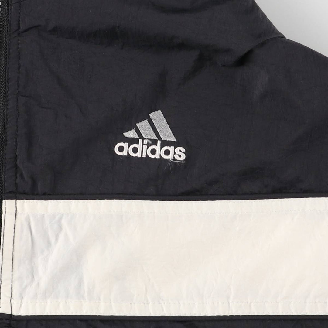 90s-00'S Adidas windbreaker, men's size S unclear black type Vintage Second Hand