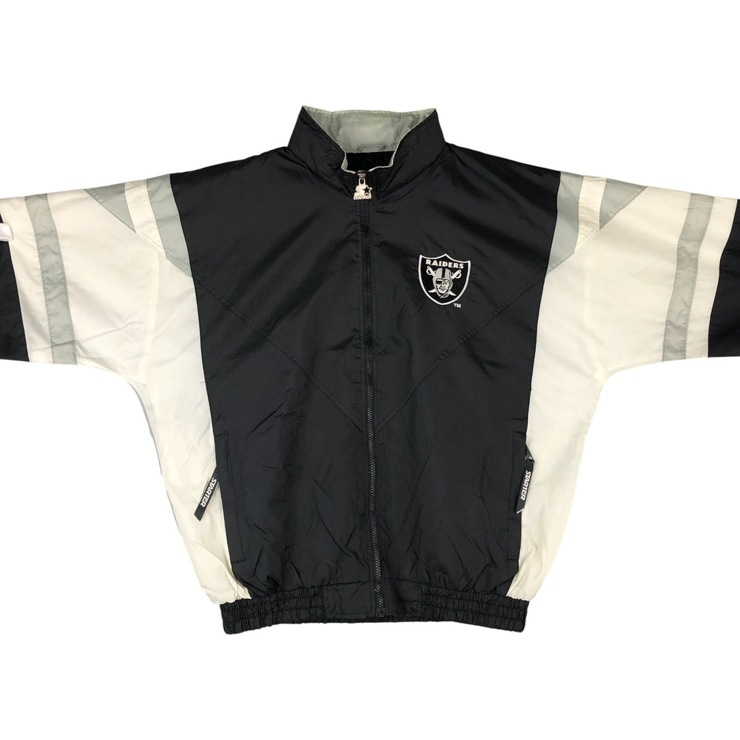 Starter NFL LAS VEGAS RAIDERS Nylon Jacket, Men's Size L Nylon black type Vintage Second Hand