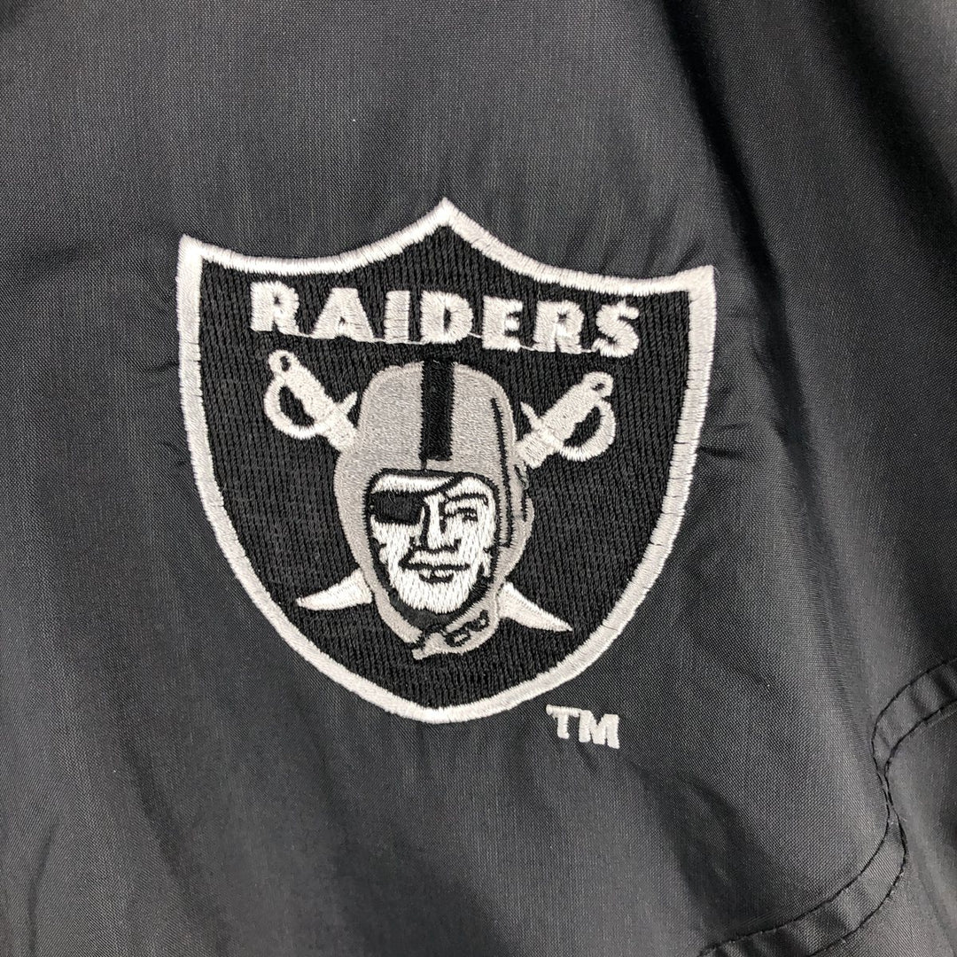 Starter NFL LAS VEGAS RAIDERS Nylon Jacket, Men's Size L Nylon black type Vintage Second Hand