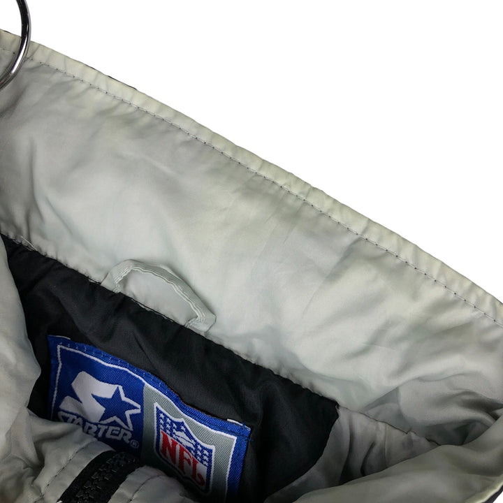 Starter NFL LAS VEGAS RAIDERS Nylon Jacket, Men's Size L Nylon black type Vintage Second Hand