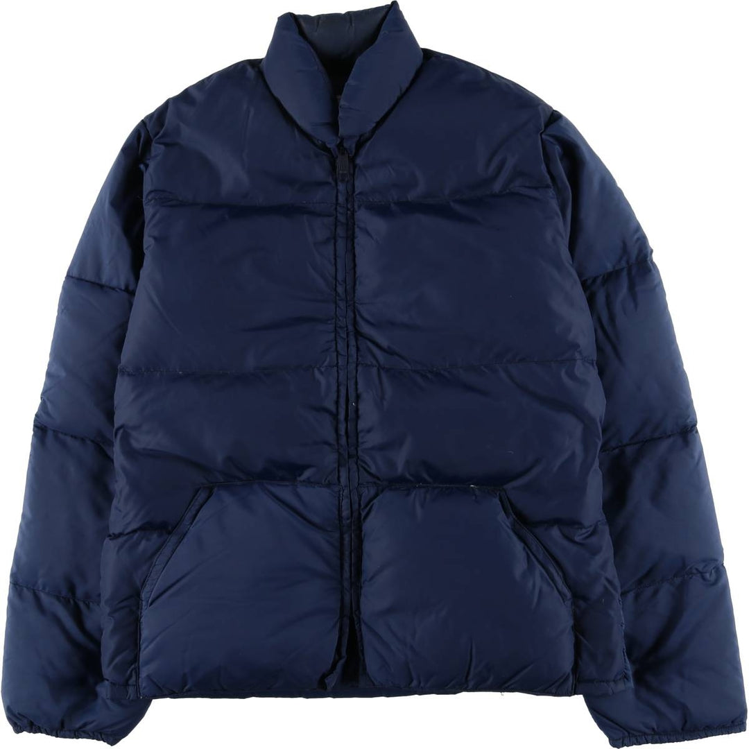 1980'S - Vintage SCHOTT Goose Down Jacket, Men's Size L unclear navy blue type Vintage Second Hand