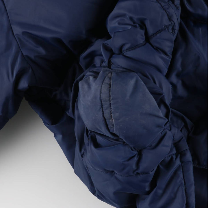 1980'S - Vintage SCHOTT Goose Down Jacket, Men's Size L unclear navy blue type Vintage Second Hand