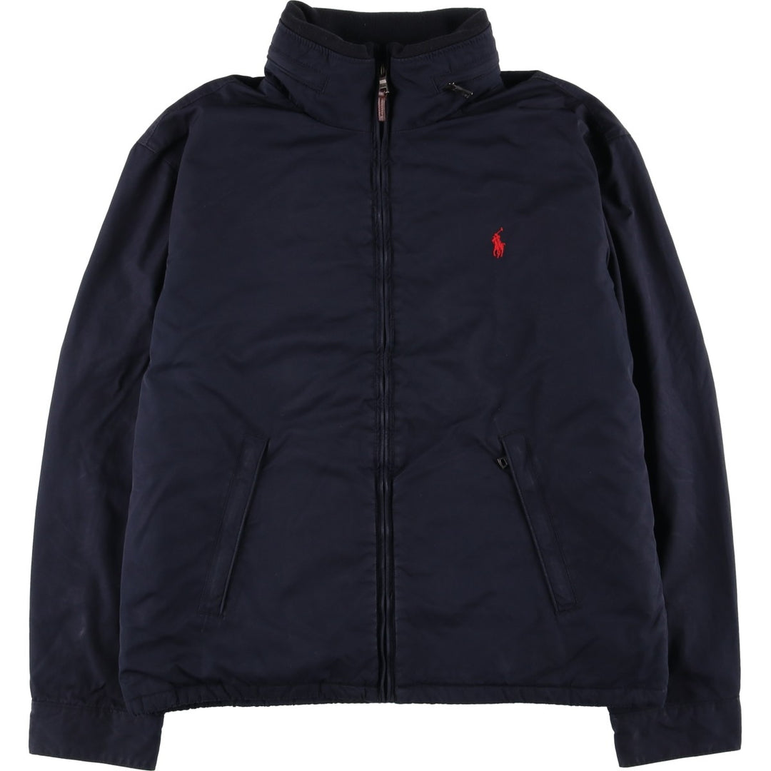 Ralph Lauren POLO by Ralph Lauren padded puffer jacket, men's size L polyester navy blue type Vintage Second Hand