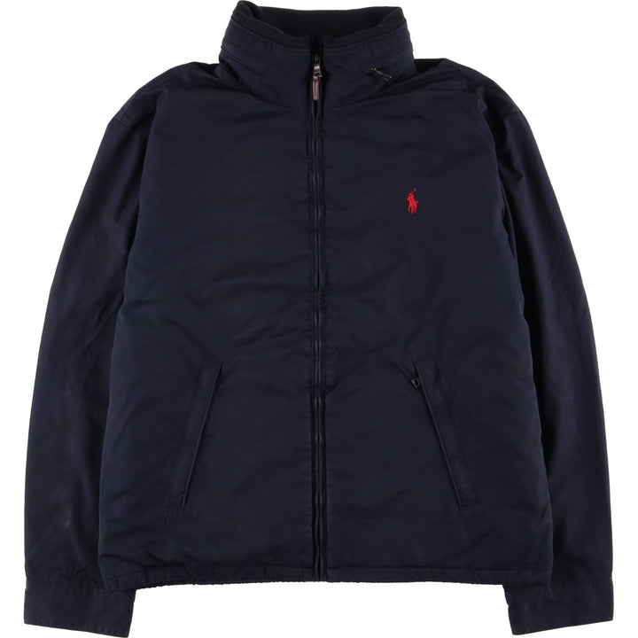 Ralph Lauren POLO by Ralph Lauren padded puffer jacket, men's size L polyester navy blue type Vintage Second Hand