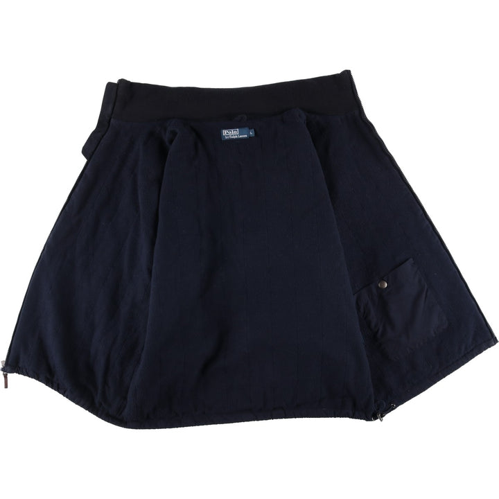 Ralph Lauren POLO by Ralph Lauren padded puffer jacket, men's size L polyester navy blue type Vintage Second Hand