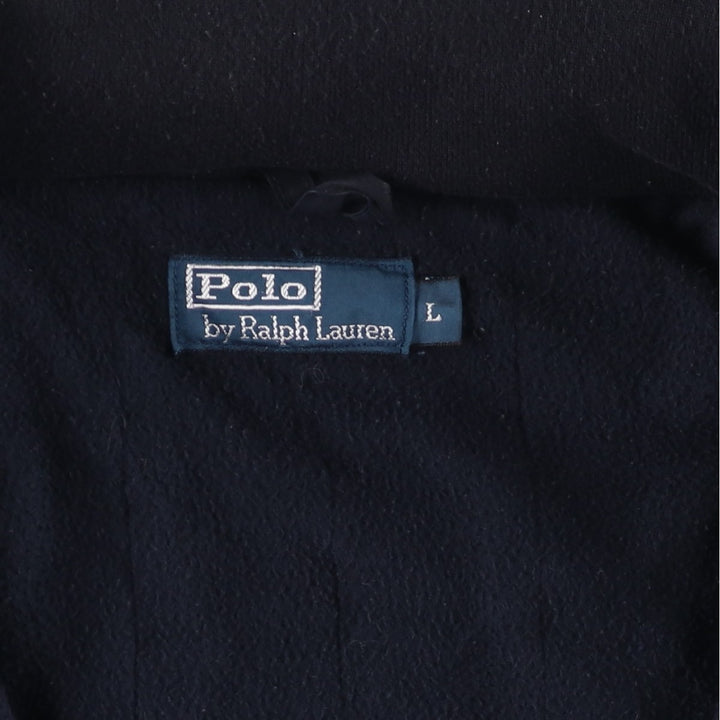 Ralph Lauren POLO by Ralph Lauren padded puffer jacket, men's size L polyester navy blue type Vintage Second Hand