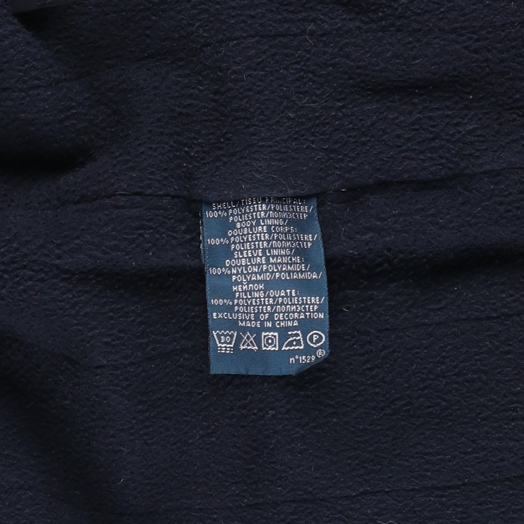 Ralph Lauren POLO by Ralph Lauren padded puffer jacket, men's size L polyester navy blue type Vintage Second Hand