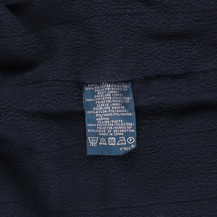 Ralph Lauren POLO by Ralph Lauren padded puffer jacket, men's size L polyester navy blue type Vintage Second Hand