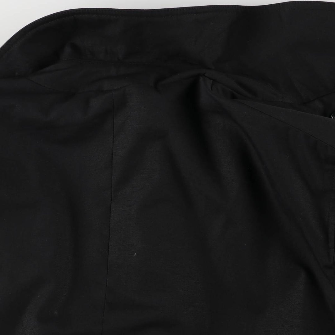 Aquascutum AQUA5 Balmacaan Coat, Men's Size L cotton black type Vintage Second Hand