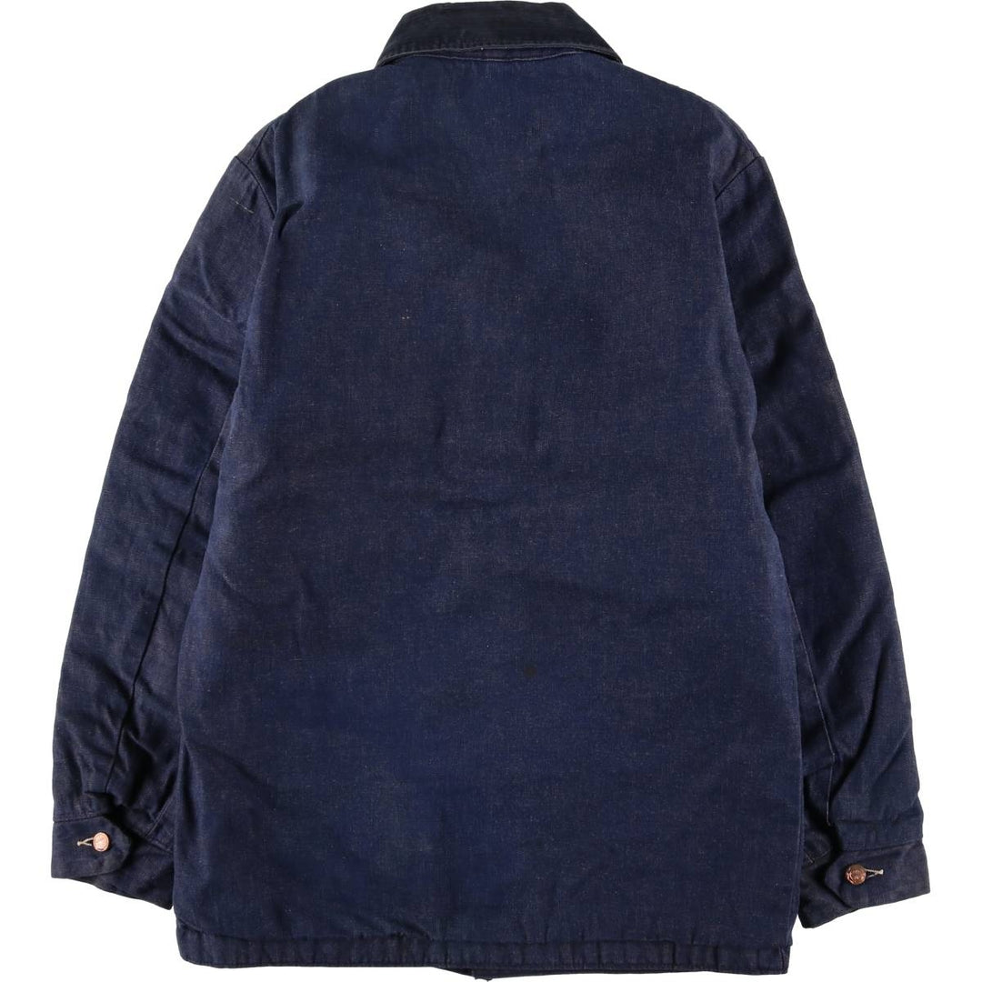 Vintage 1970'S Blue Bell bat-dyed denim coverall, men's size M cotton navy blue type Vintage Second Hand