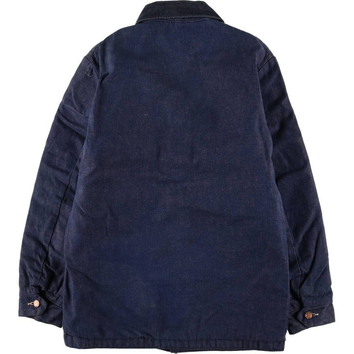 Vintage 1970'S Blue Bell bat-dyed denim coverall, men's size M cotton navy blue type Vintage Second Hand