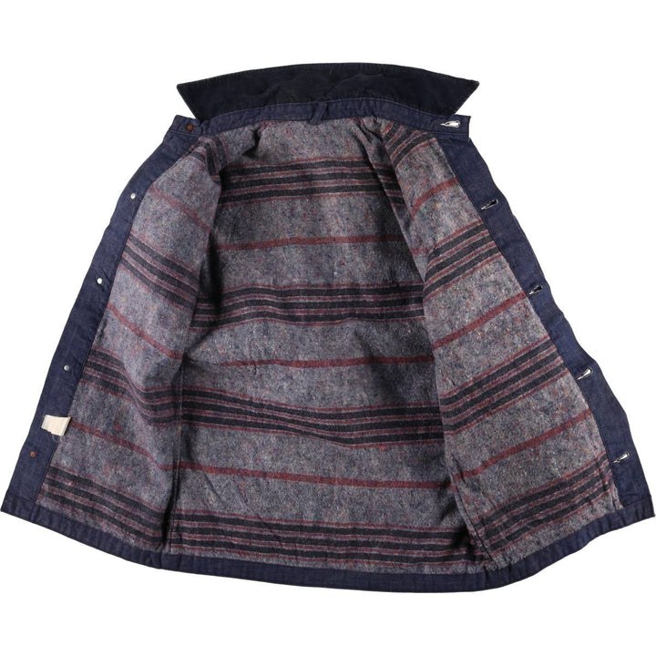 Vintage 1970'S Blue Bell bat-dyed denim coverall, men's size M cotton navy blue type Vintage Second Hand